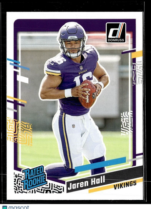 2023 DONRUSS RATED ROOKIE 367 Jaren Hall - Minnesota Vikings
