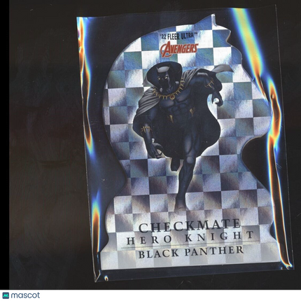 2022 FLEER ULTRA MARVEL AVENGERS CHECKMATE HERO KNIGHT BLACK PANTHER