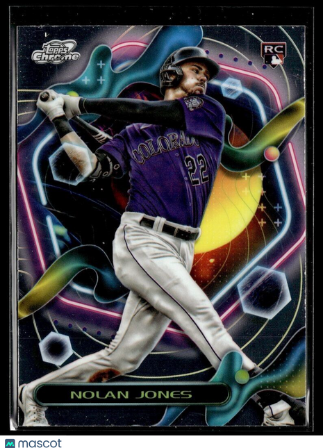 2023 TOPPS COSMIC CHROME 74 Nolan Jones - Colorado Rockies RC