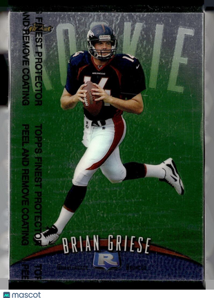 1998 FINEST ROOKIE UNPEELED BRIAN GRIESE BRONCOS