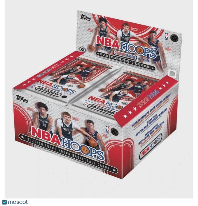 NBA 2025-26 Hoops Basketball Hobby Jumbo Box