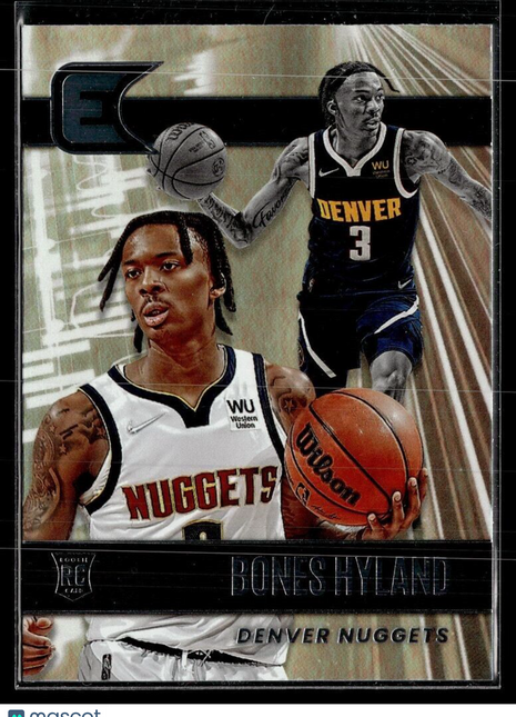 2021-22 CHRONICLES ESSENTIALS ROOKIE BONES HYLAND NUGGETS