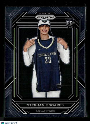 2023 PRIZM WNBA ROOKIE 136 Stephanie Soares - Dallas Wings