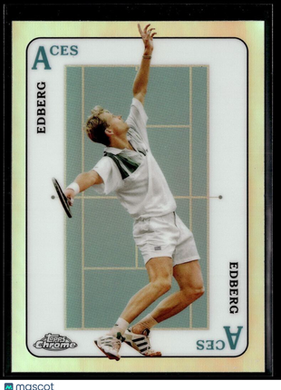 2021 TOPPS CHROME TENNIS REFRACTOR ACES ACE-7 Stefan Edberg