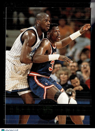1993-94 SKYBOX VS PATRICK EWING SHAQUILLE O'NEAL