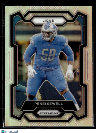 2023 PRIZM SILVER 103 Penei Sewell - Detroit Lions