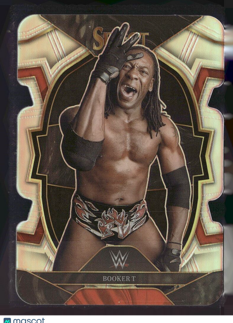 2023 SELECT WWE SILVER HOLO CONCOURSE DIE CUT BOOKER T