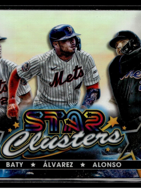 2023 TOPPS COSMIC CHROME STAR CLUSTERS BATY ALVAREZ ALONSO
