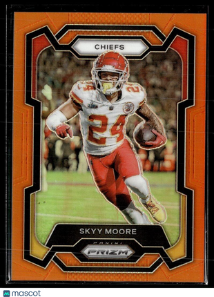 2023 PRIZM ORANGE /249 150 Skyy Moore - Kansas City Chiefs
