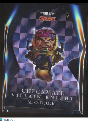 2022 FLEER ULTRA MARVEL AVENGERS CHECKMATE VILLIAN KNIGHT M.O.D.O.K.