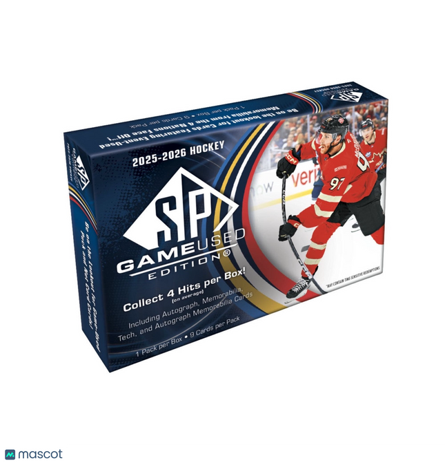 NHL 2025-26 Upper Deck SP Game Used Hockey Hobby Box