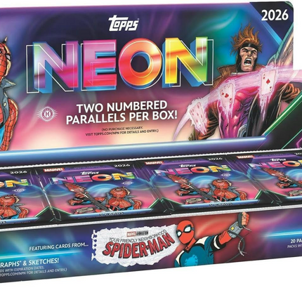 MCU 2026 Topps Marvel Neon Hobby Box