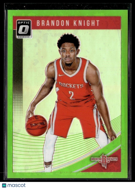 2018-19 OPTIC LIME GREEN /149 BRANDON KNIGHT ROCKETS