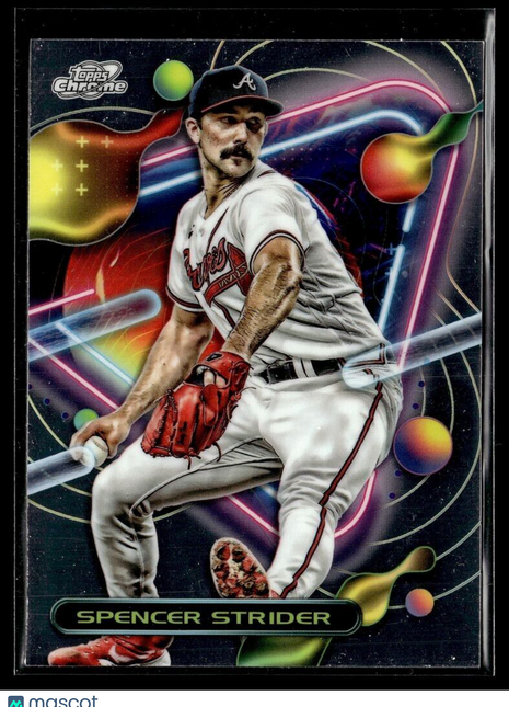 2023 TOPPS COSMIC CHROME 28 Spencer Strider - Atlanta Braves