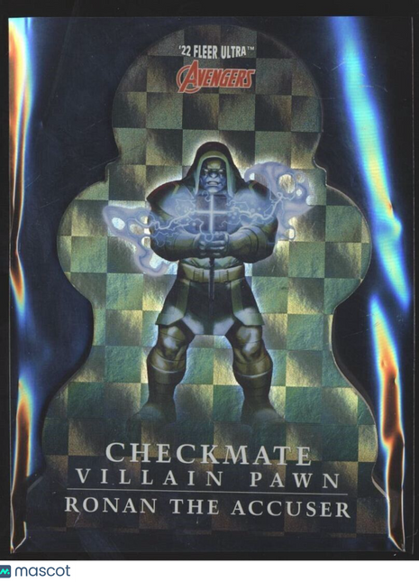 2022 FLEER ULTRA MARVEL AVENGERS CHECKMATE VILLIAN PAWN RONAN THE ACCUSER