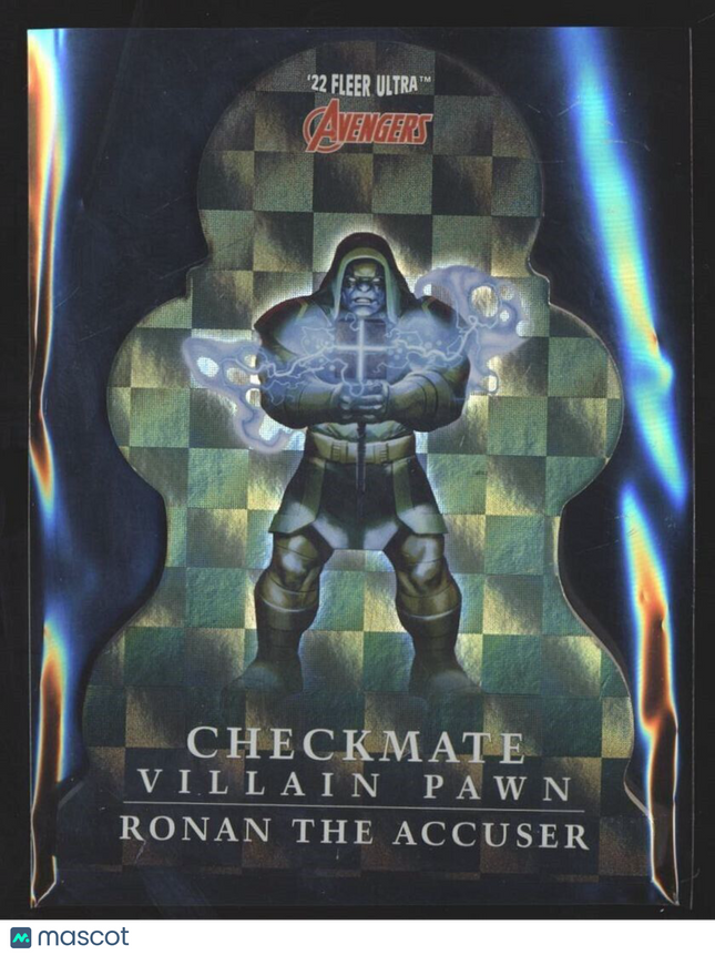 2022 FLEER ULTRA MARVEL AVENGERS CHECKMATE VILLIAN PAWN RONAN THE ACCUSER