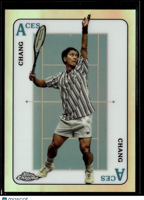 2021 TOPPS CHROME TENNIS REFRACTOR ACES ACE-9 Michael Chang