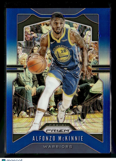 2019-20 PRIZM BLUE /199 ALFONZO MCKINNIE WARRIORS