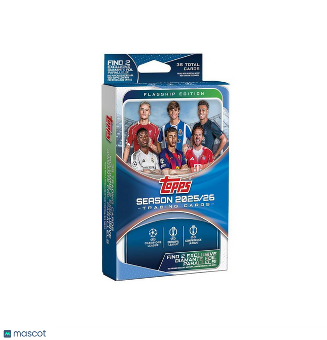 SOCCER 2025-26 Topps UEFA Club Competitions Soccer Hanger Box