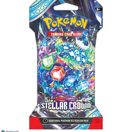 Pokemon Scarlet & Violet Stellar Crown Sleeved Booster Pack
