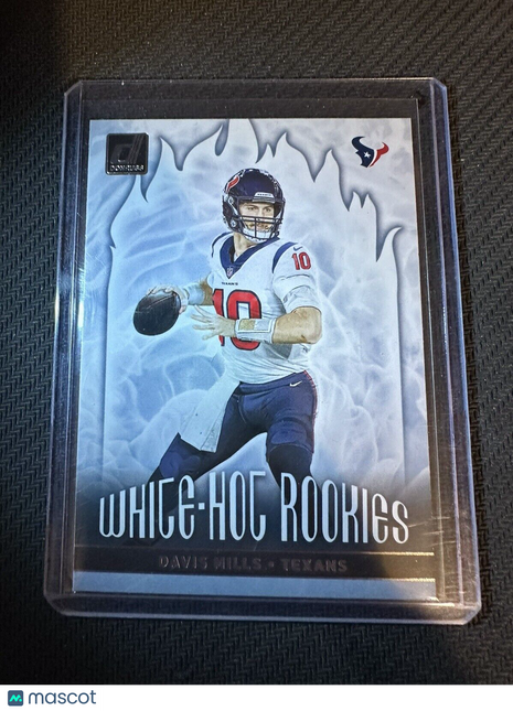 2021 Donruss White Hot Rookies Davis Mills #WHR-DMI Rookie RC Texans