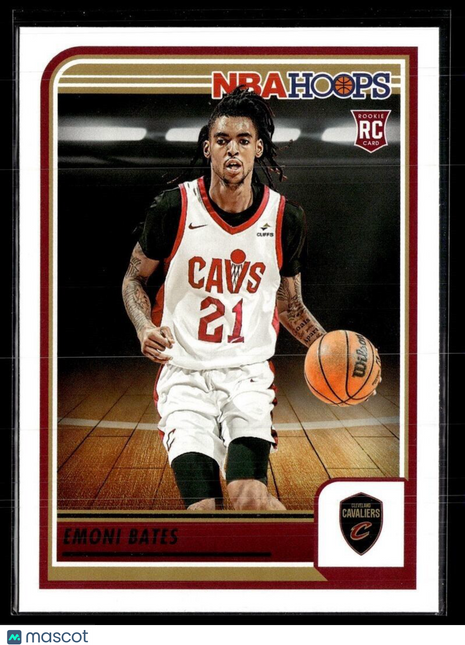 2023-24 NBA HOOPS ROOKIE 266 Emoni Bates - Cleveland Cavaliers