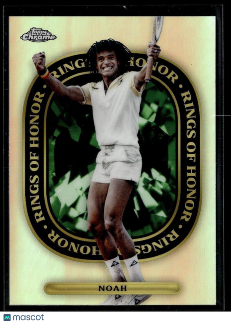 2021 TOPPS CHROME TENNIS REFRACTOR RINGS OF HONOR ROH-18 Yannick Noah