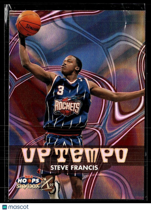 1999-00 SKYBOX UP TEMPO STEVE FRANCIS ROCKETS