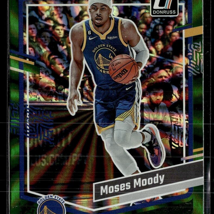 2023-24 DONRUSS GREEN SPIRAL 84 Moses Moody Golden State Warriors