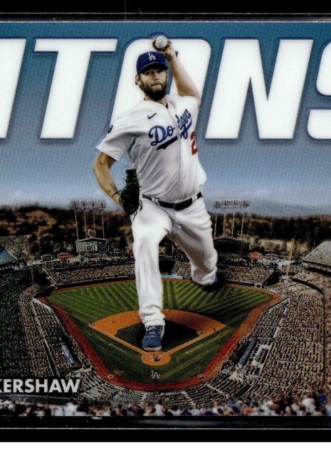 2023 TOPPS CHROME TITANS CLAYTON KERSHAW DODGERS