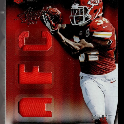 2013 ABSOLUTE ROOKIE PREMIERE /99 JERSEY RELIC KNILE DAVIS CHIEFS