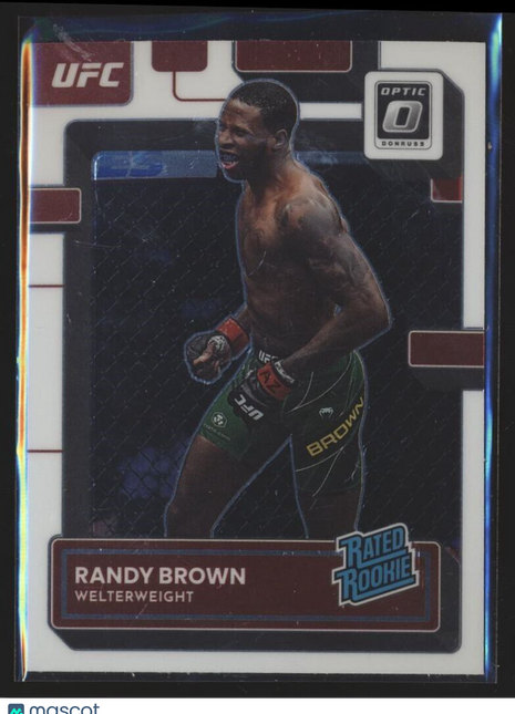 2023 OPTIC UFC RATED ROOKIE RANDY BROWN