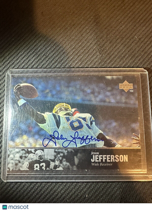 1997 Upper Deck Legends JOHN JEFFERSON Auto - San Diego Chargers