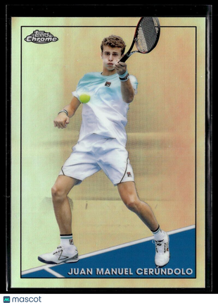 2021 TOPPS CHROME TENNIS REFRACTOR 77 Juan Manuel Cerúndolo
