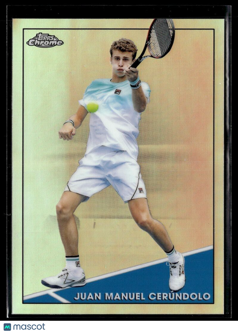 2021 TOPPS CHROME TENNIS REFRACTOR 77 Juan Manuel Cerúndolo