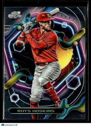 2023 TOPPS COSMIC CHROME 34 Rhys Hoskins - Philadelphia Phillies