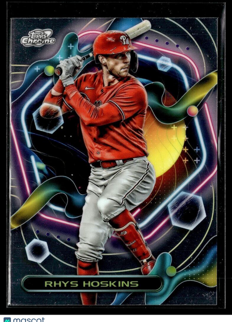 2023 TOPPS COSMIC CHROME 34 Rhys Hoskins - Philadelphia Phillies