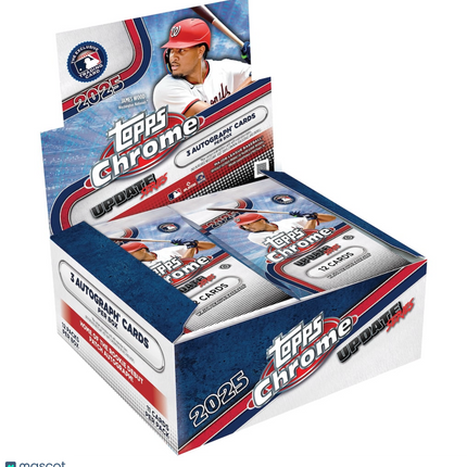 MLB Topps 2025 Chrome Update Series Baseball Jumbo Hobby Box