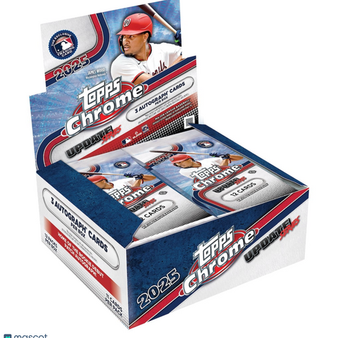 MLB Topps 2025 Chrome Update Series Baseball Jumbo Hobby Box
