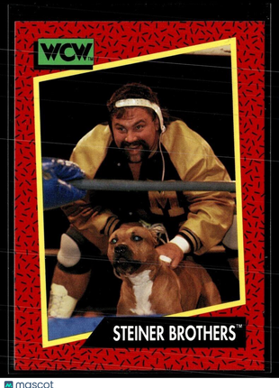 1991 IMPEL WCW #109 STEINER BROTHERS