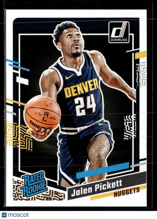 2023-24 DONRUSS RATED ROOKIE 217 Jalen Pickett Denver Nuggets