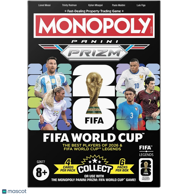 SOCCER 2026 Panini Prizm Monopoly FIFA World Cup Soccer Blaster Box