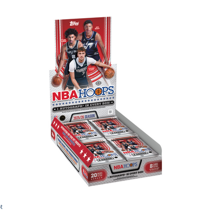 NBA 2025-26 Topps NBA Hoops Basketball Hobby Box