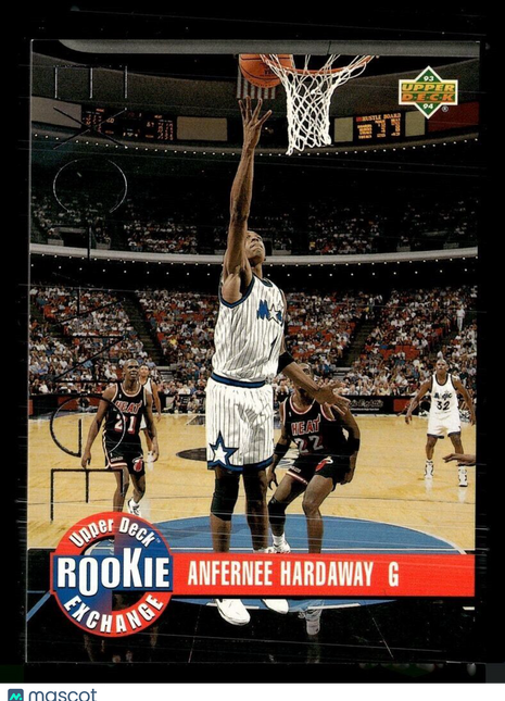 1993-94 UPPER DECK SILVER DRAFT EXCHANCE ANFERNEE HARDAWAY MAGIC