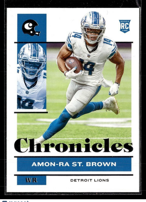 2021 CHRONICLES ROOKIE AMON ST BROWN LIONS