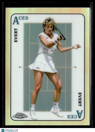 2021 TOPPS CHROME TENNIS REFRACTOR ACES ACE-15 Chris Evert