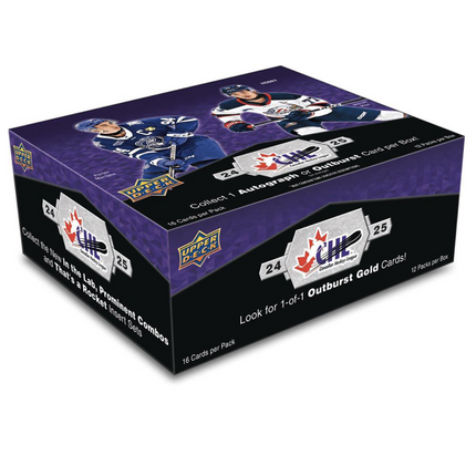CHL 2024-25 Upper Deck CHL Canadian Hockey League Hobby Box