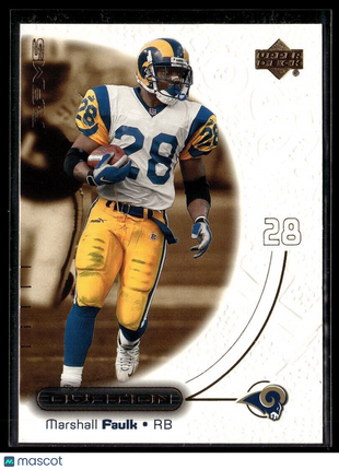 2000 UPPER DECK OVATION MARSHALL FAULK RAMS