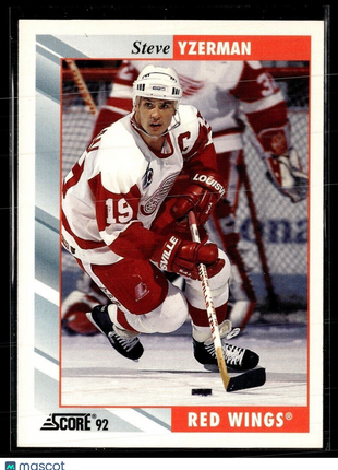 1992-93 SCORE STEVE YZERMAN RED WINGS