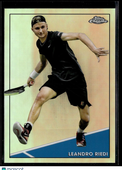 2021 TOPPS CHROME TENNIS REFRACTOR 82 Leandro Riedi